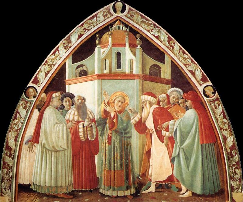UCCELLO, Paolo Disputation of St Stephen Sweden oil painting art